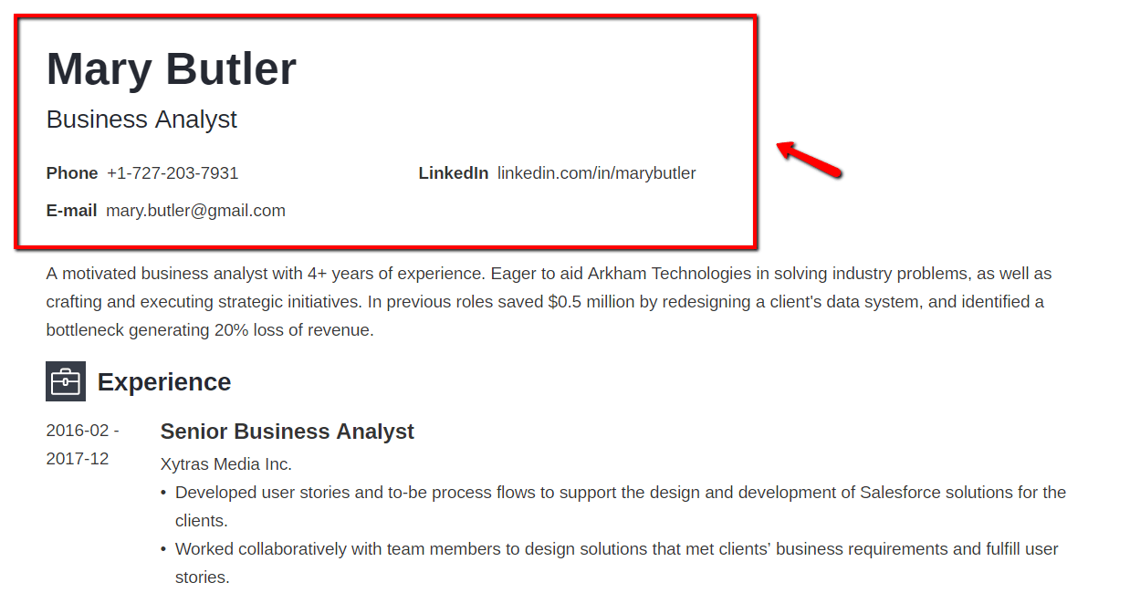 Essential Resume Header Samples to Make Your Application Stand Out