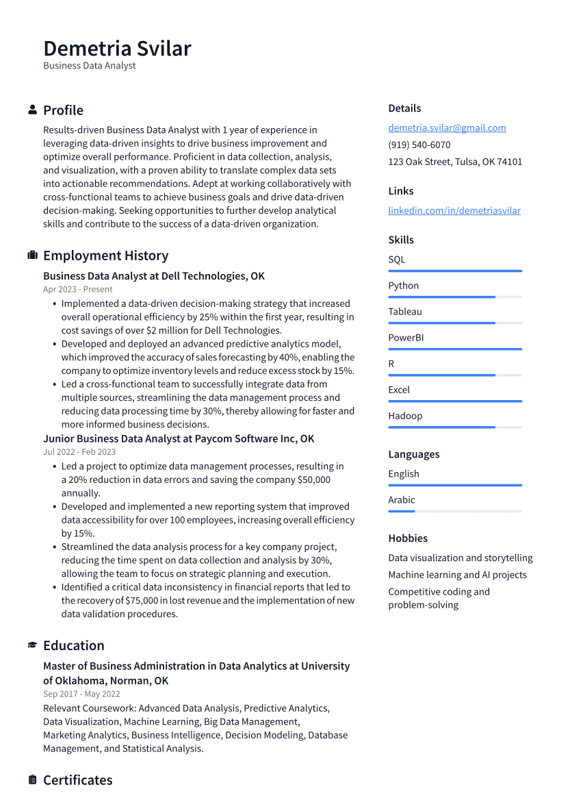 Top Resume Objective Examples Data Analyst to Help You Stand Out