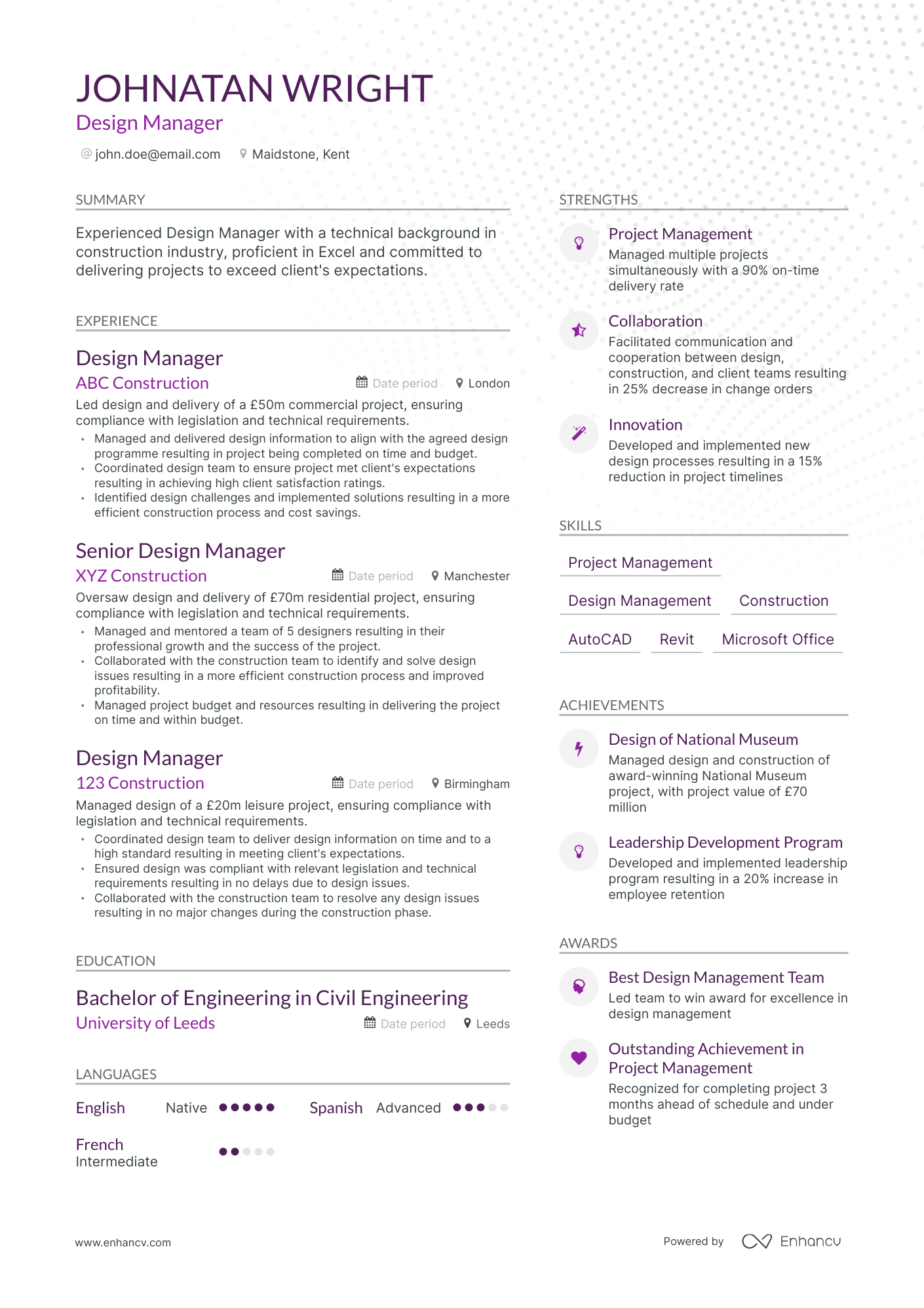 Crafting an Impactful Resume Of Design Manager: Tips and Examples