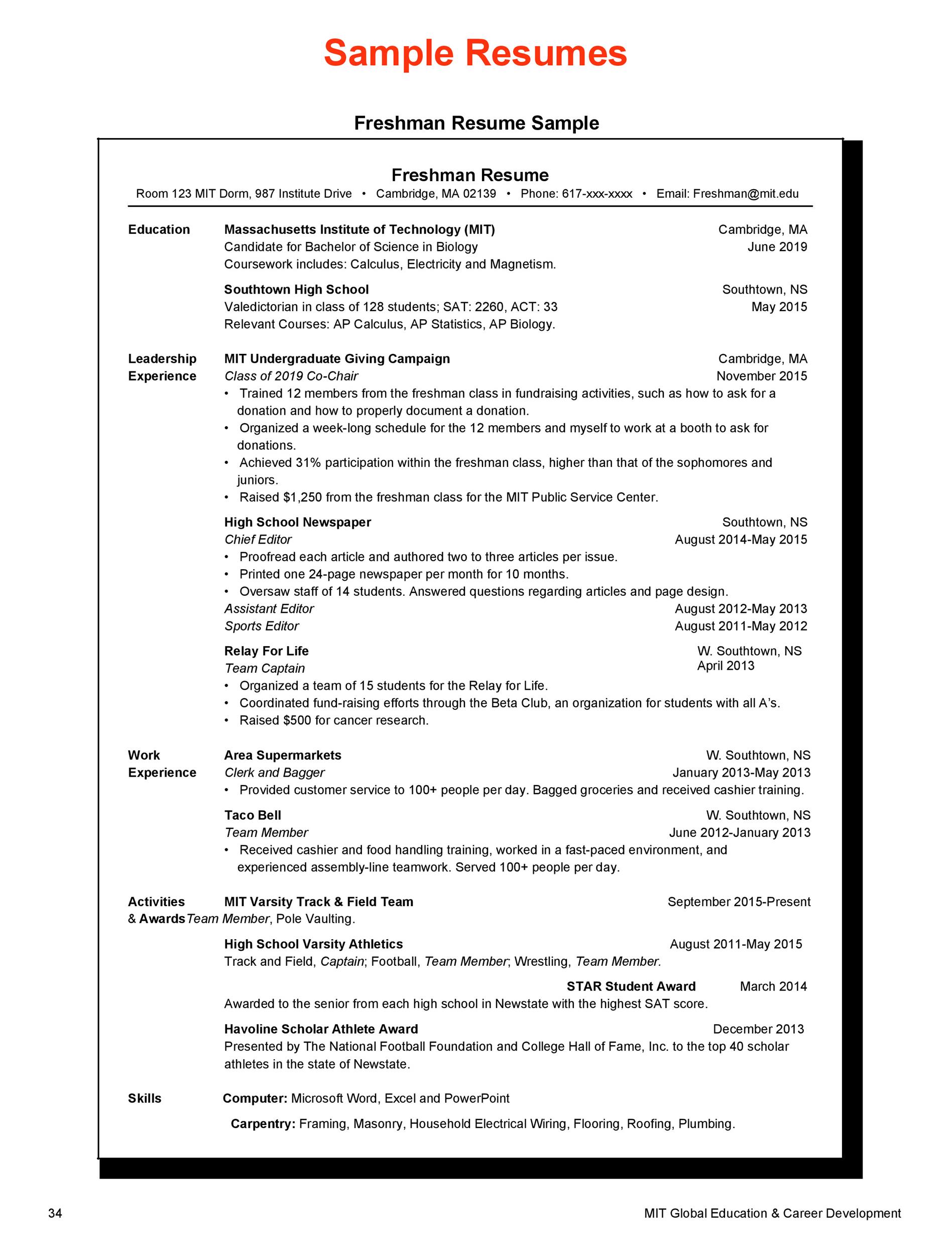 Essential Resume Outline for College Students: Crafting a Winning First Impression