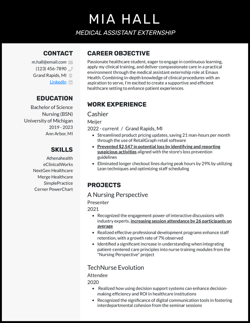 Essential Resume Outline For Medical Assistant: Crafting Your Path to Success