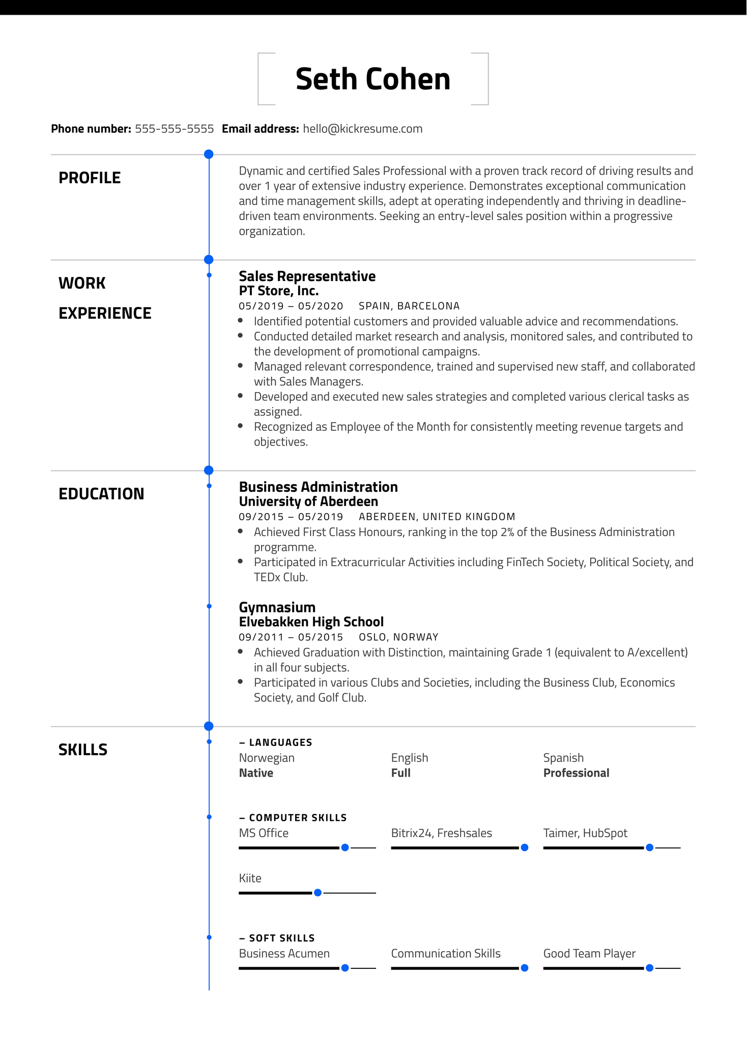 Stand Out with Resume Profile Examples For Entry Level Positions