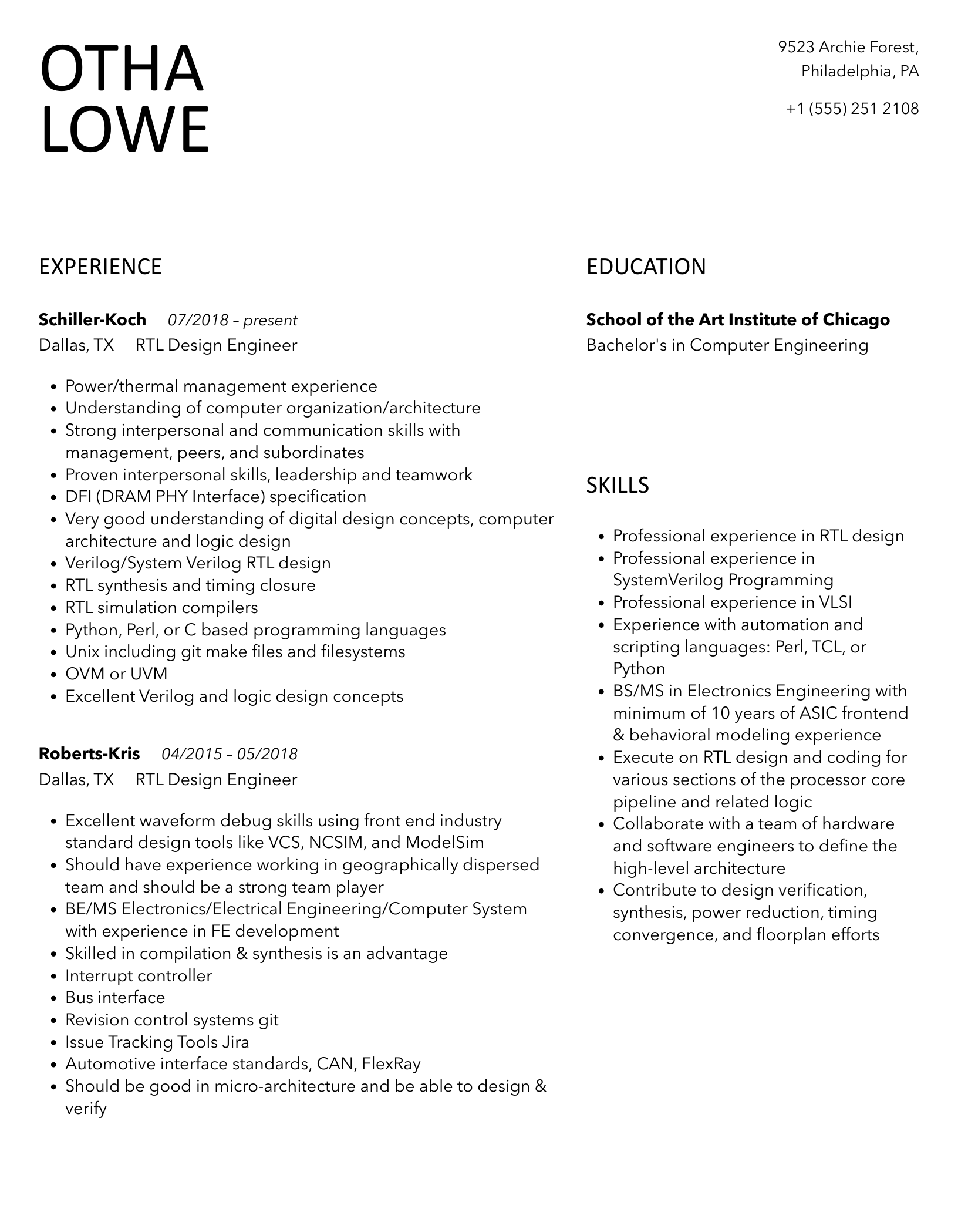 Crafting the Perfect Resume RTL Design Engineer: Tips and Templates