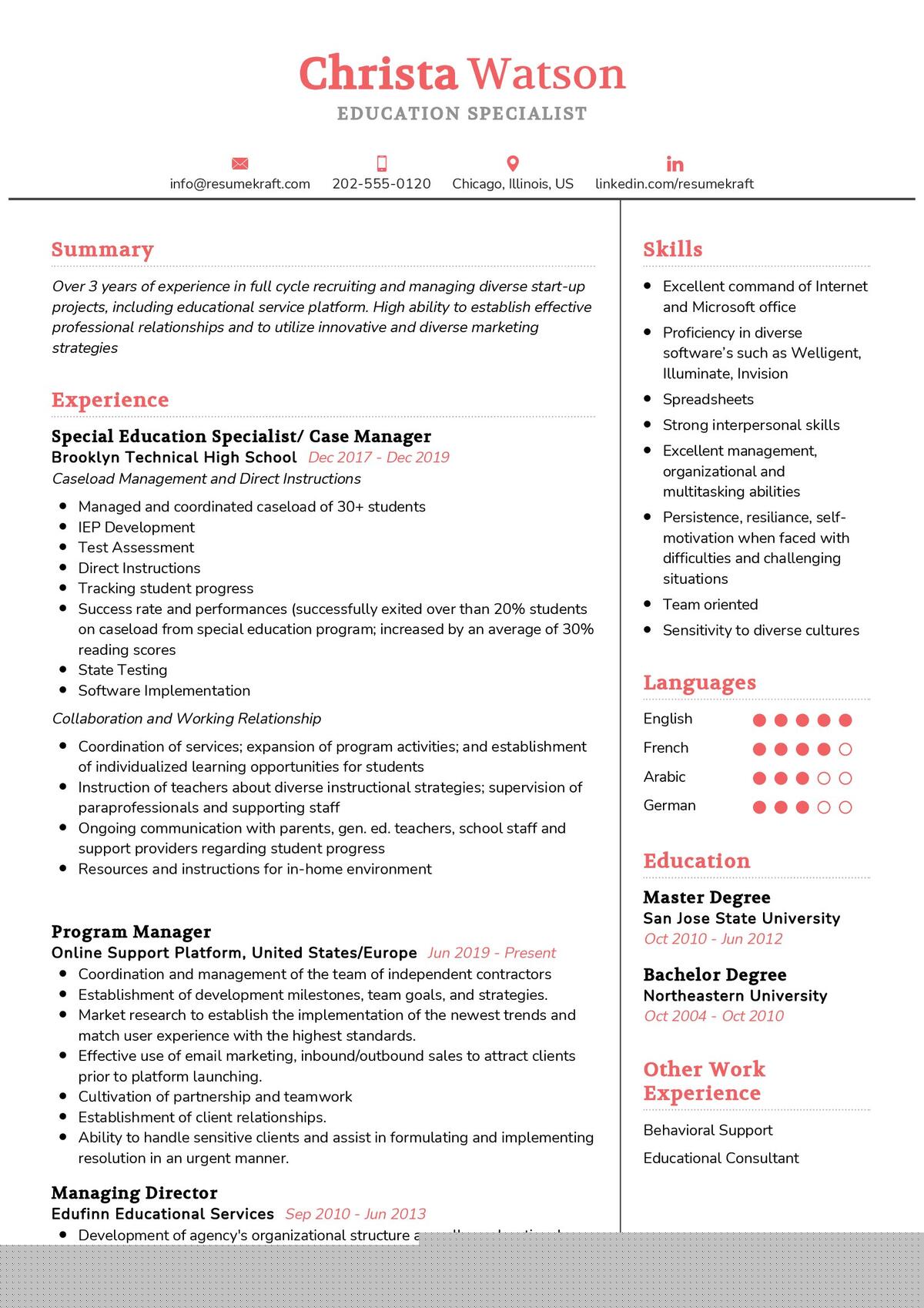Essential Resume Samples Education: Crafting the Perfect Academic Background Section