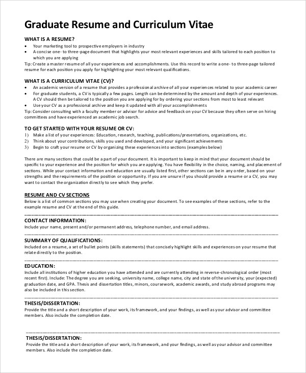 Essential Resume Samples Graduate School: Crafting Your Path to Academic Success