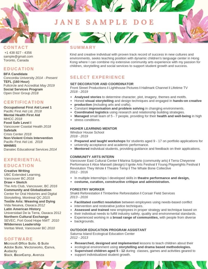 Discover the Best Resume Samples UBC: A Guide to Crafting Your Perfect CV