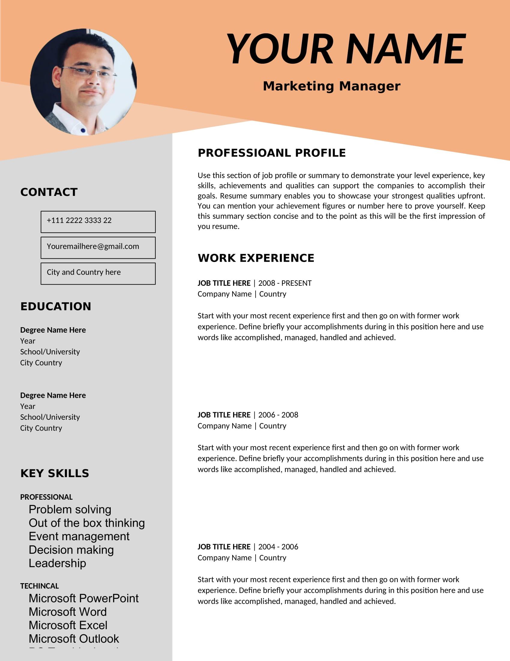 Ultimate Guide to Crafting Professional CVs: Resume Samples Word File Included