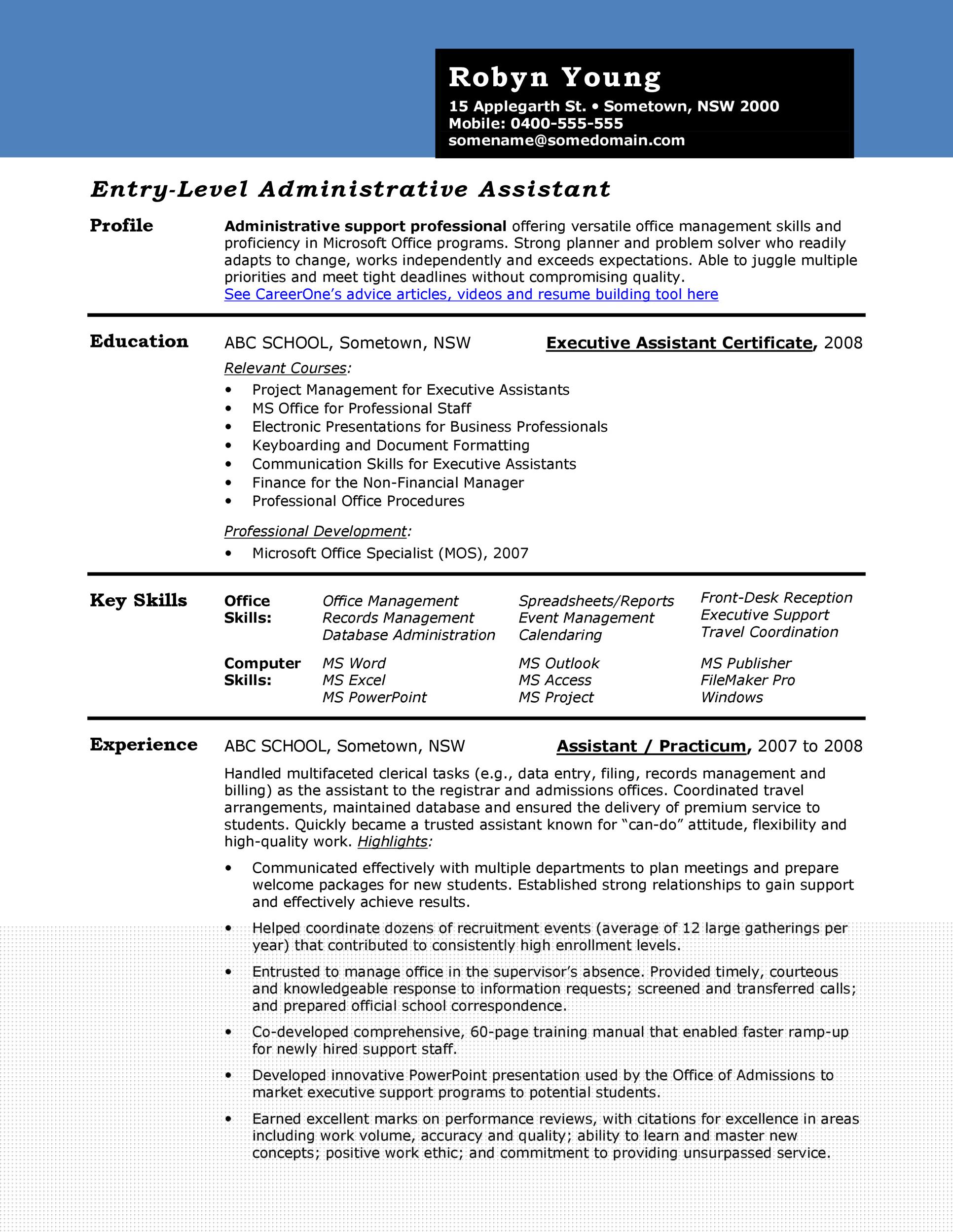 Top Resume Summary Examples Administrative Assistant: Crafting the Perfect Introduction to Your Career