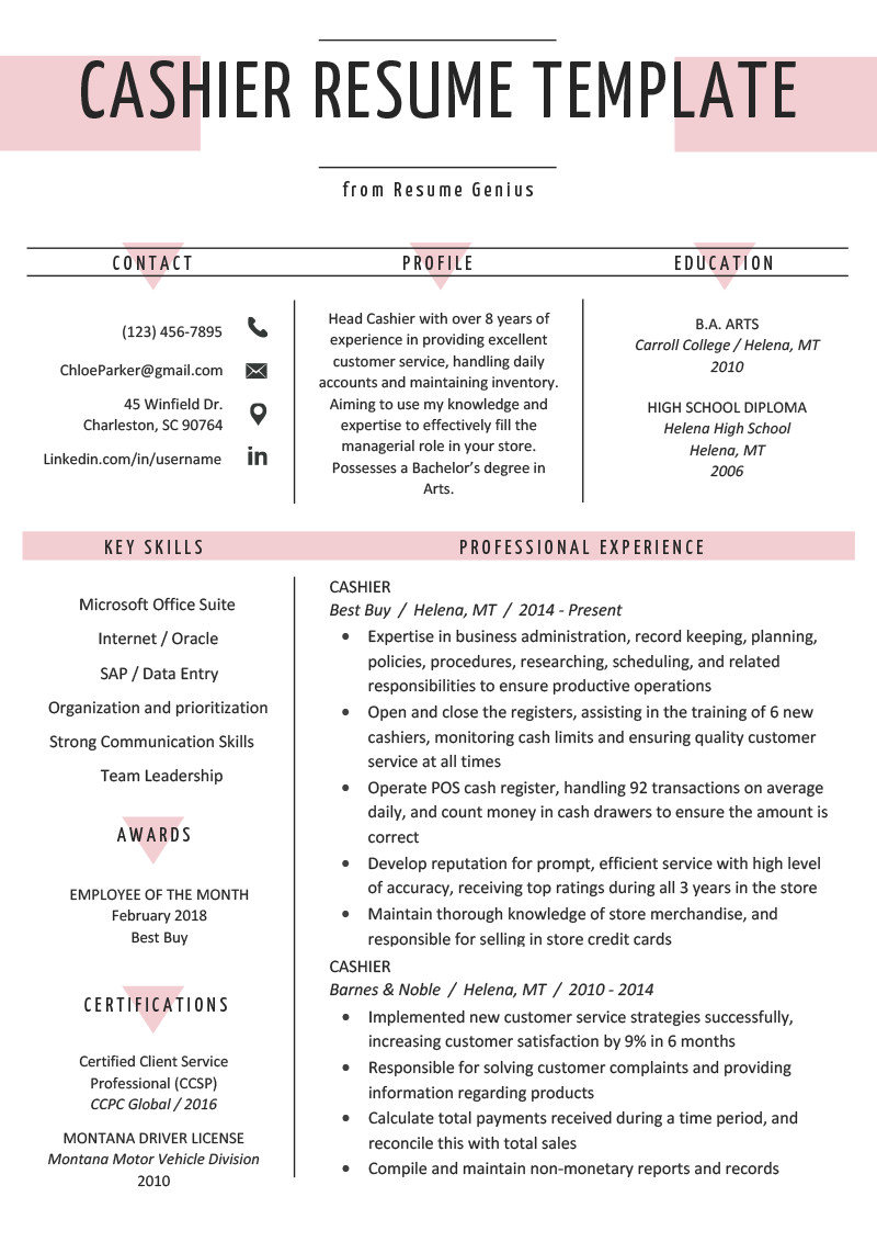Top Resume Summary Examples For Cashier: Crafting the Perfect Introduction