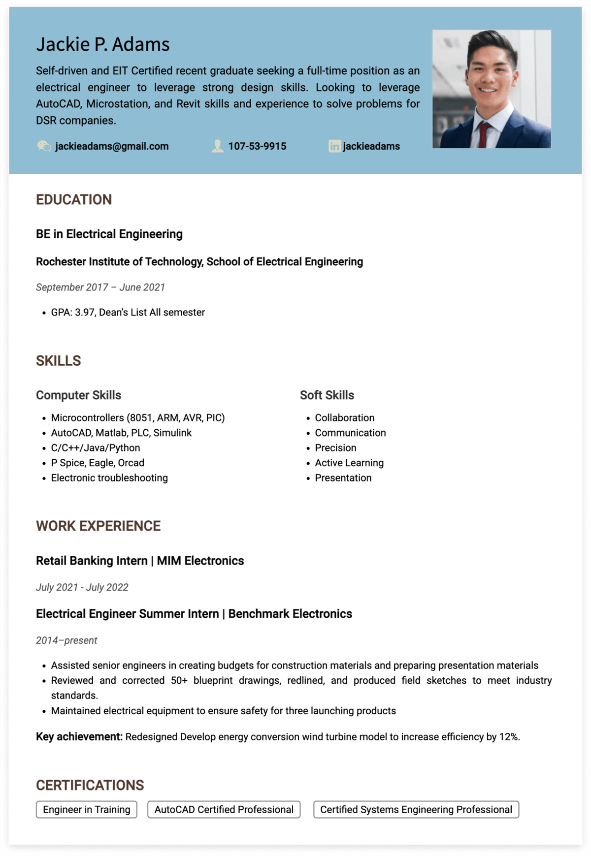 Essential Resume Summary Examples For IT Fresher to Kickstart Your Career