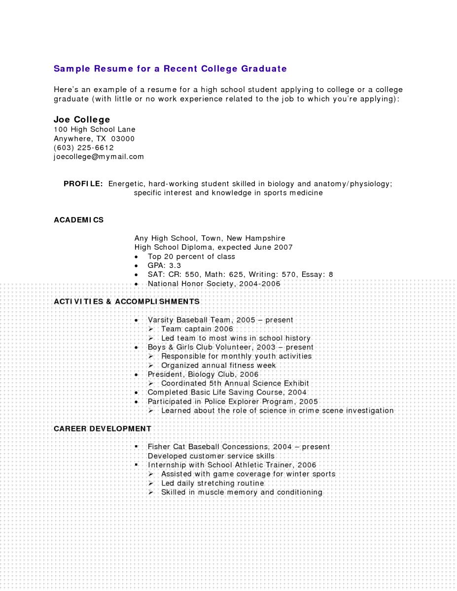 Resume Summary Examples For Little Work Experience: Crafting the Perfect Introduction to Your Career