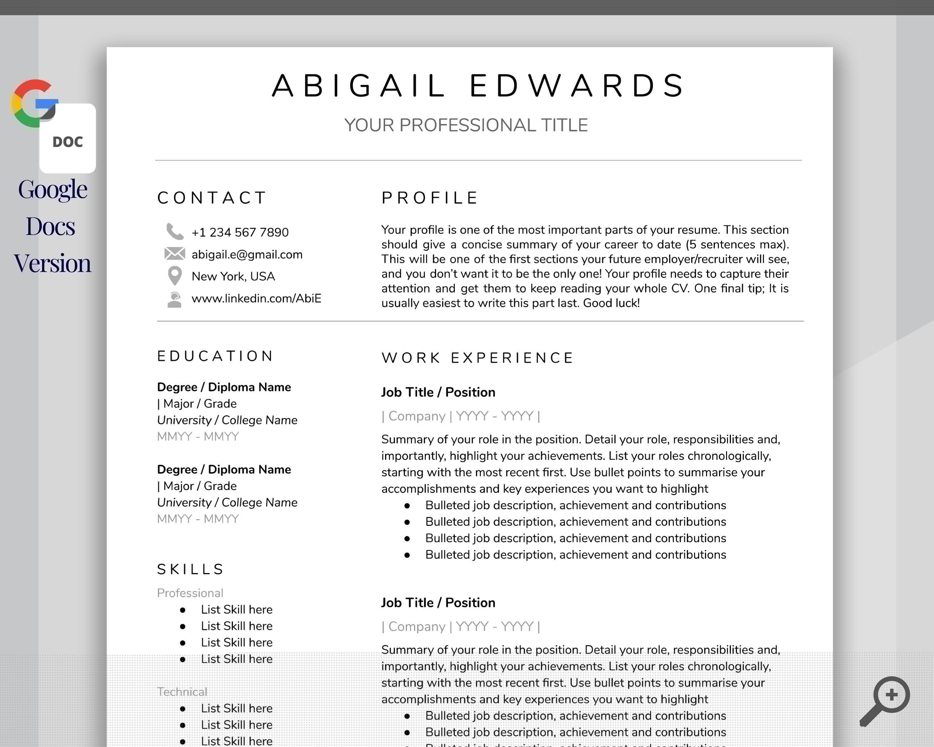 Boost Your Job Search with These Top Resume Template Google Docs Free Options