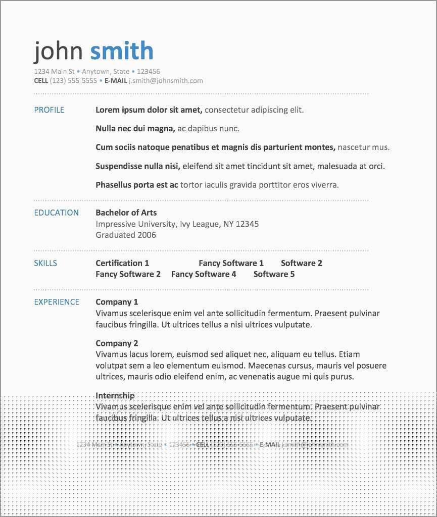 Creating a Professional Look: Using Resume Template In Microsoft Word 2003