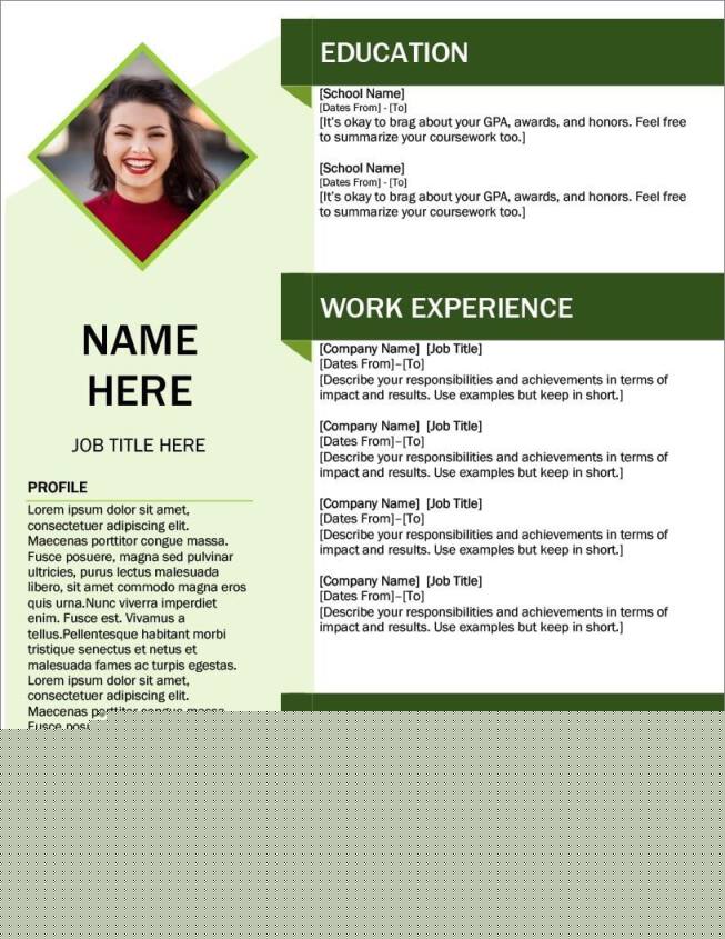 Easy Steps to Get Your Dream Job with a Resume Template Microsoft Word Download