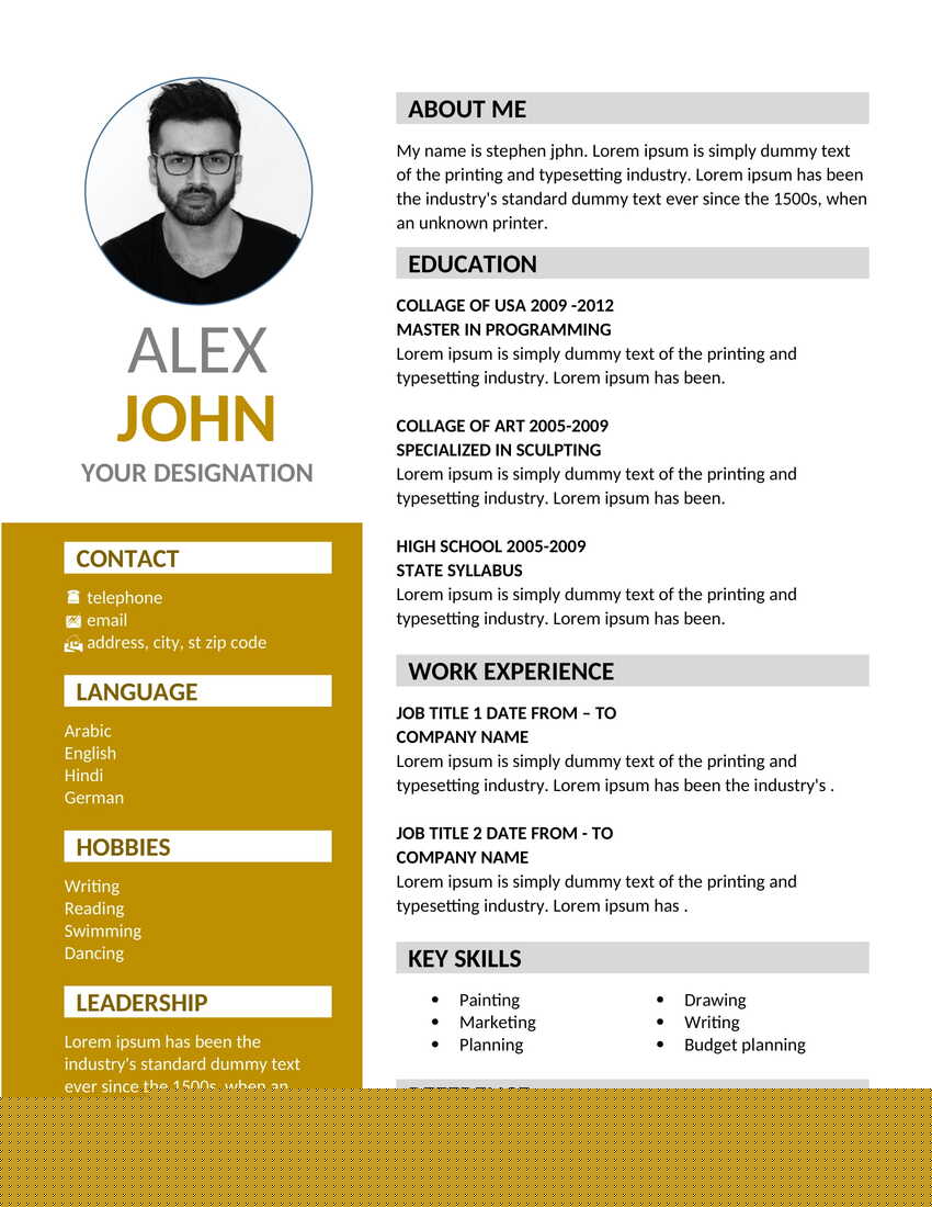 Ultimate Guide to Using Resume Template Microsoft Word for Students