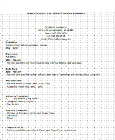 Essential Resume Template Word No Experience: Crafting Your First Impressions