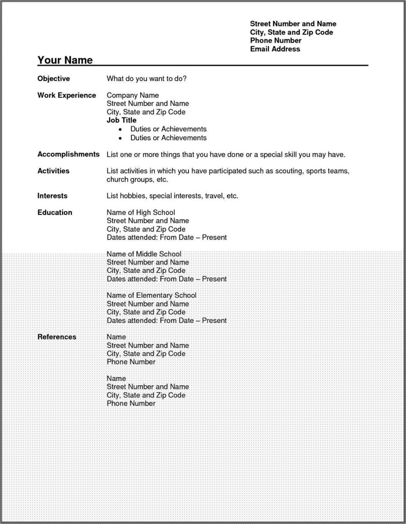 Essential Guide to Creating Professional Resume Templates For Wordpad