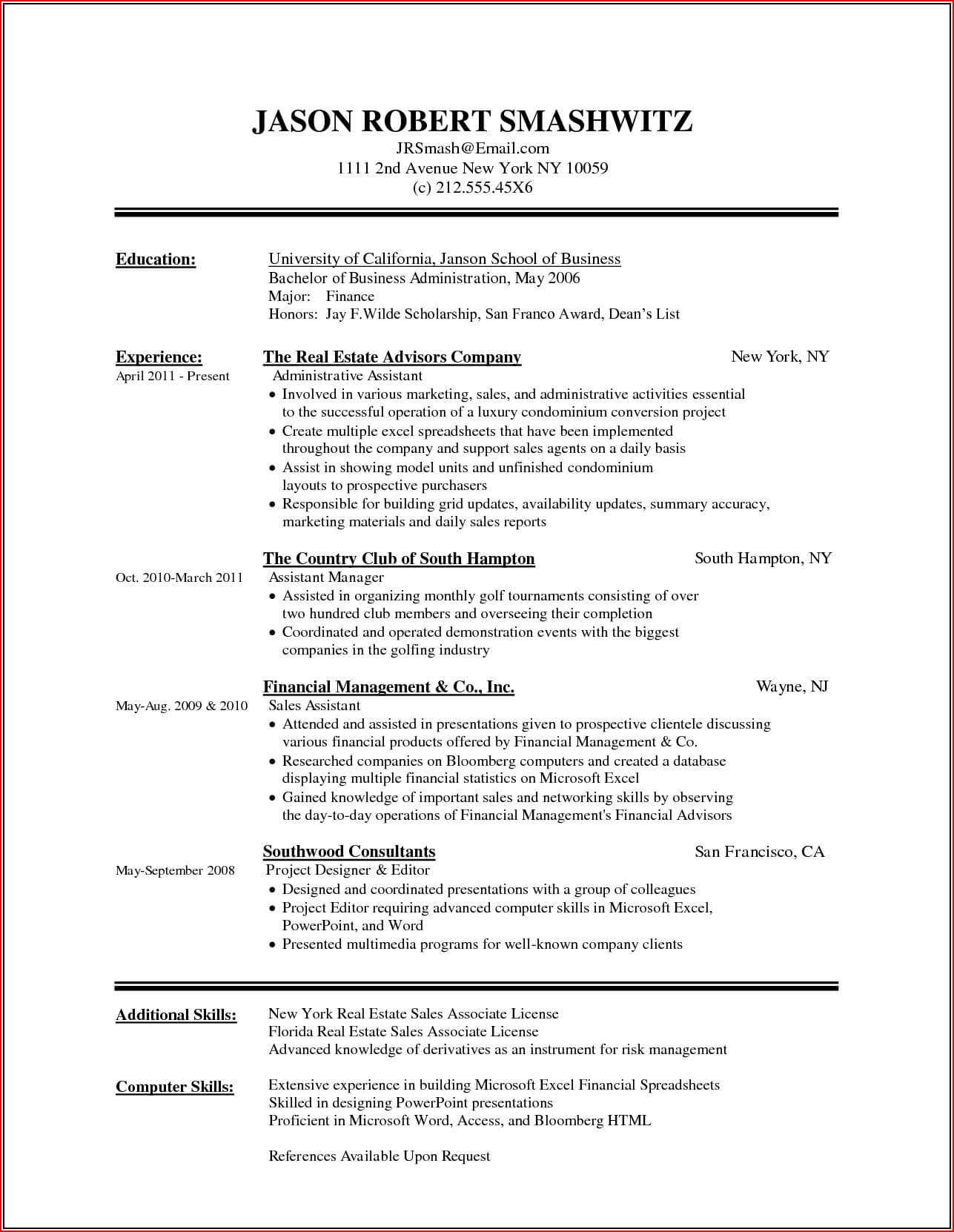 Design Your Dream Job Application with Resume Templates In Word 2010