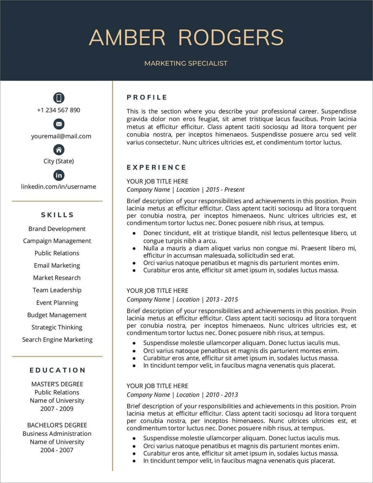 Unlock Your Dream Job: The Best Resume Templates Word Google for Every Profession