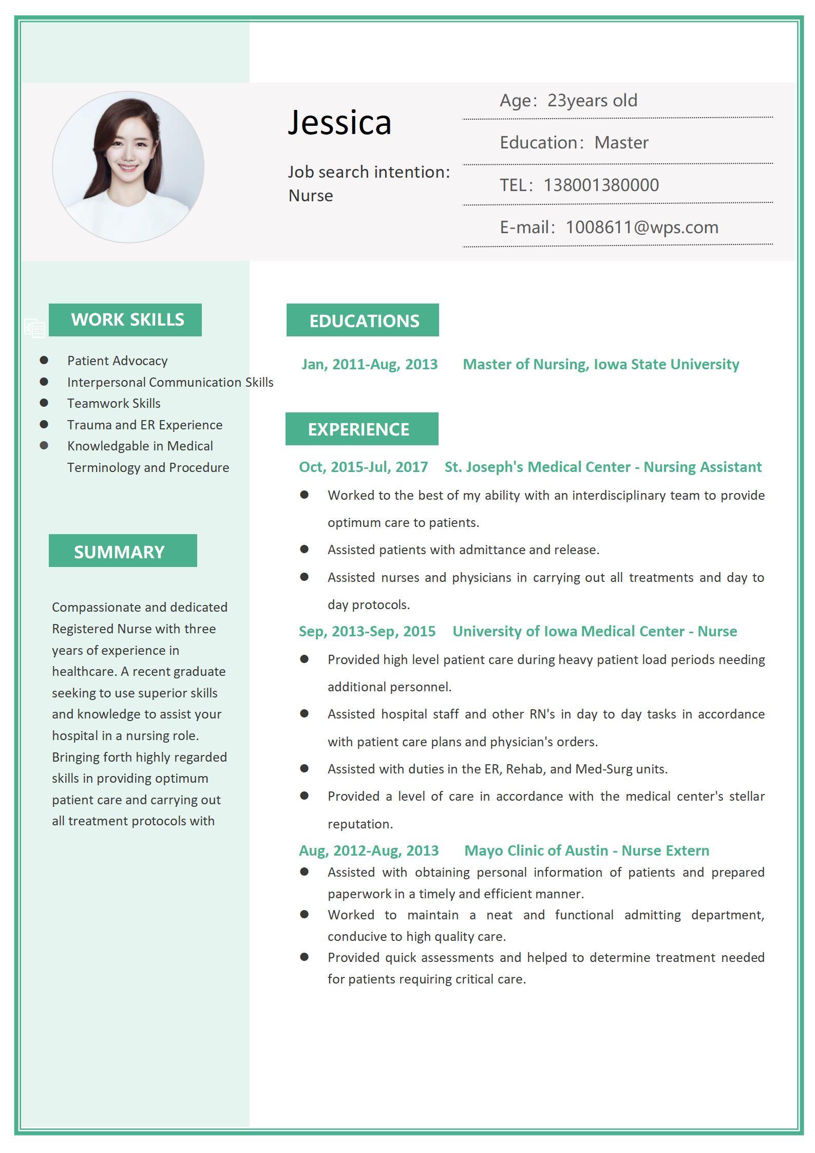 Top Resume Templates Word Nurse: Crafting Your Perfect Nursing Resume