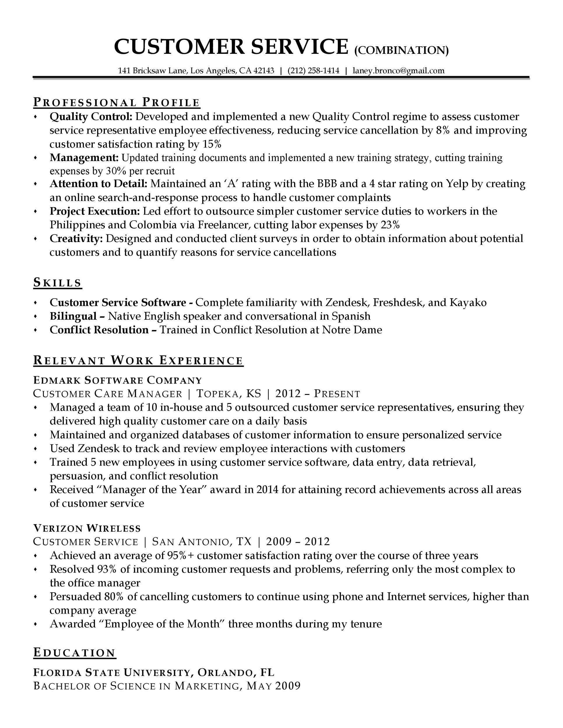 Top Resume Title Examples For Customer Service: Stand Out in Your Job Search