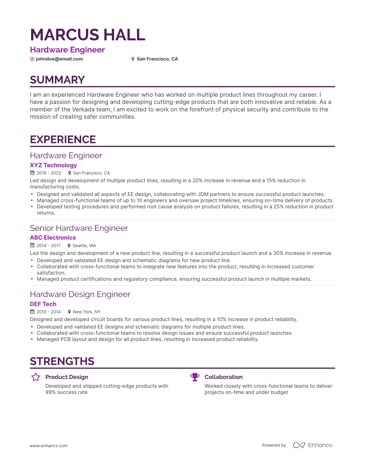 Crafting the Perfect Resume Title For Hardware And Networking Engineer: Tips and Examples