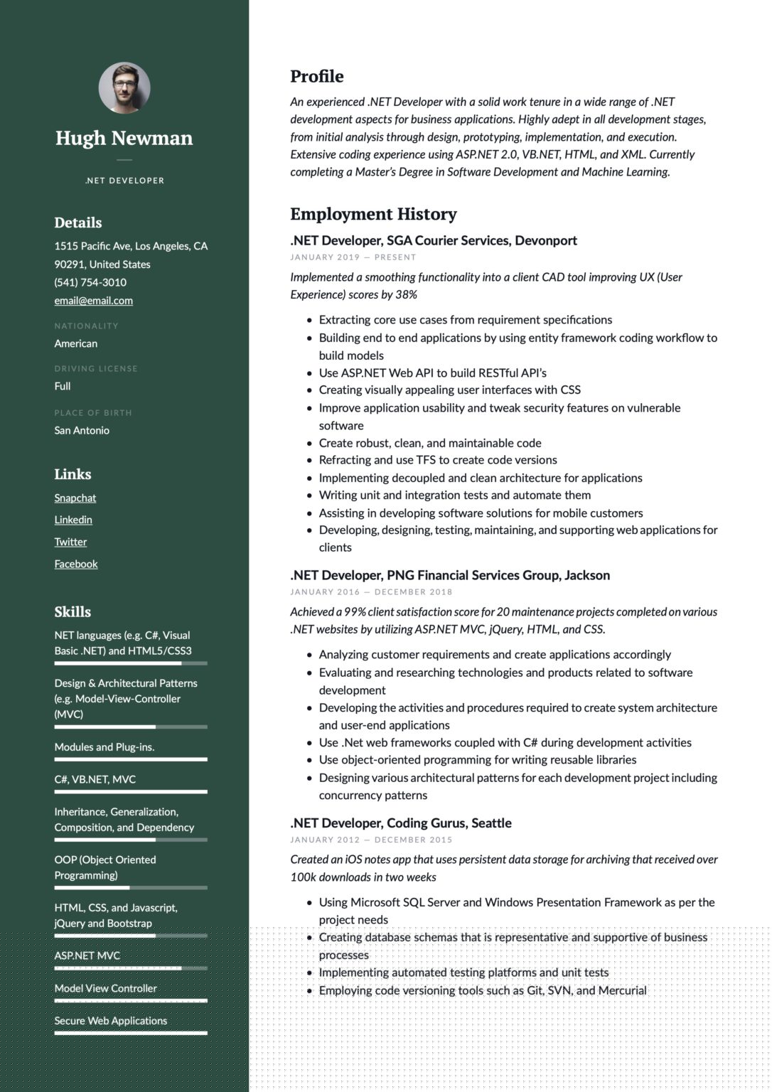 Crafting the Perfect Resume Title For .Net Developer: Stand Out in the Tech Job Market