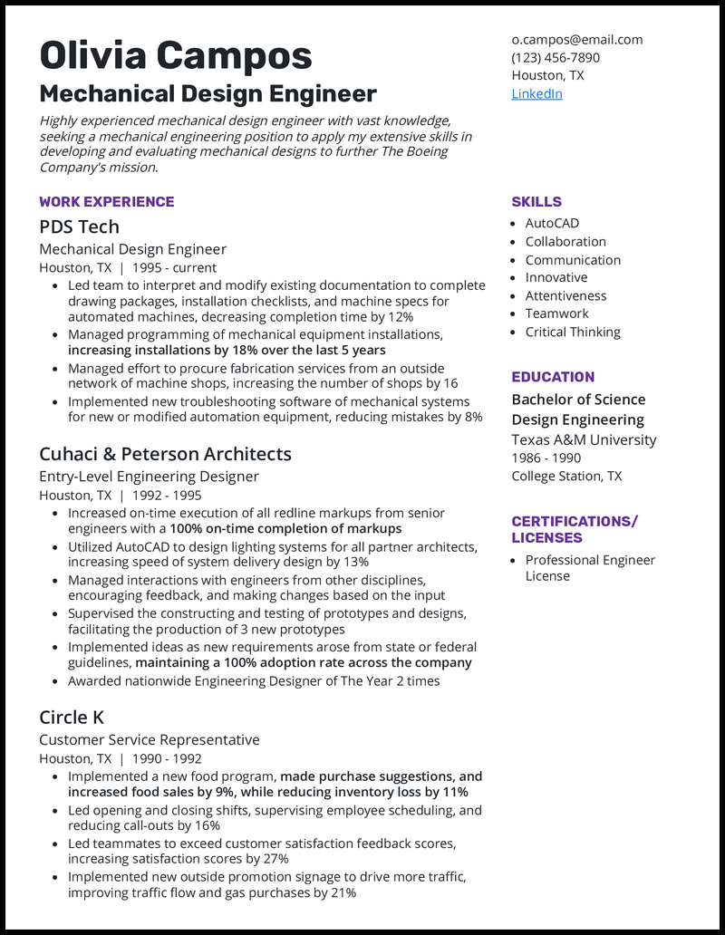 Crafting the Perfect Resume Title Mechanical Engineer: Tips and Examples