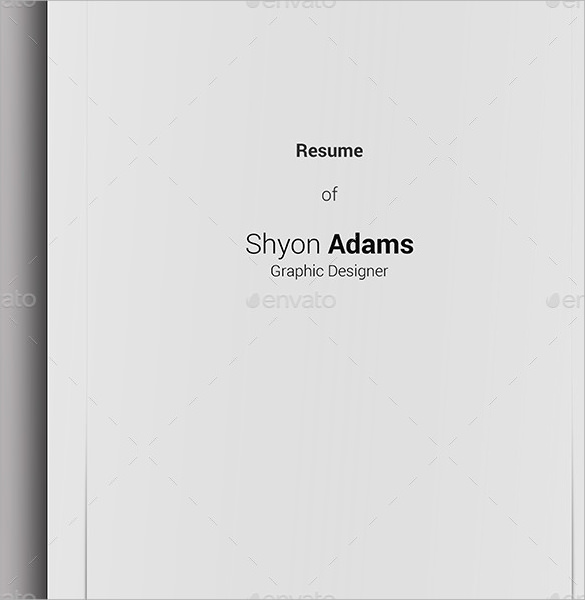 Essential Tips for Crafting an Impressive Resume Title Page Sample