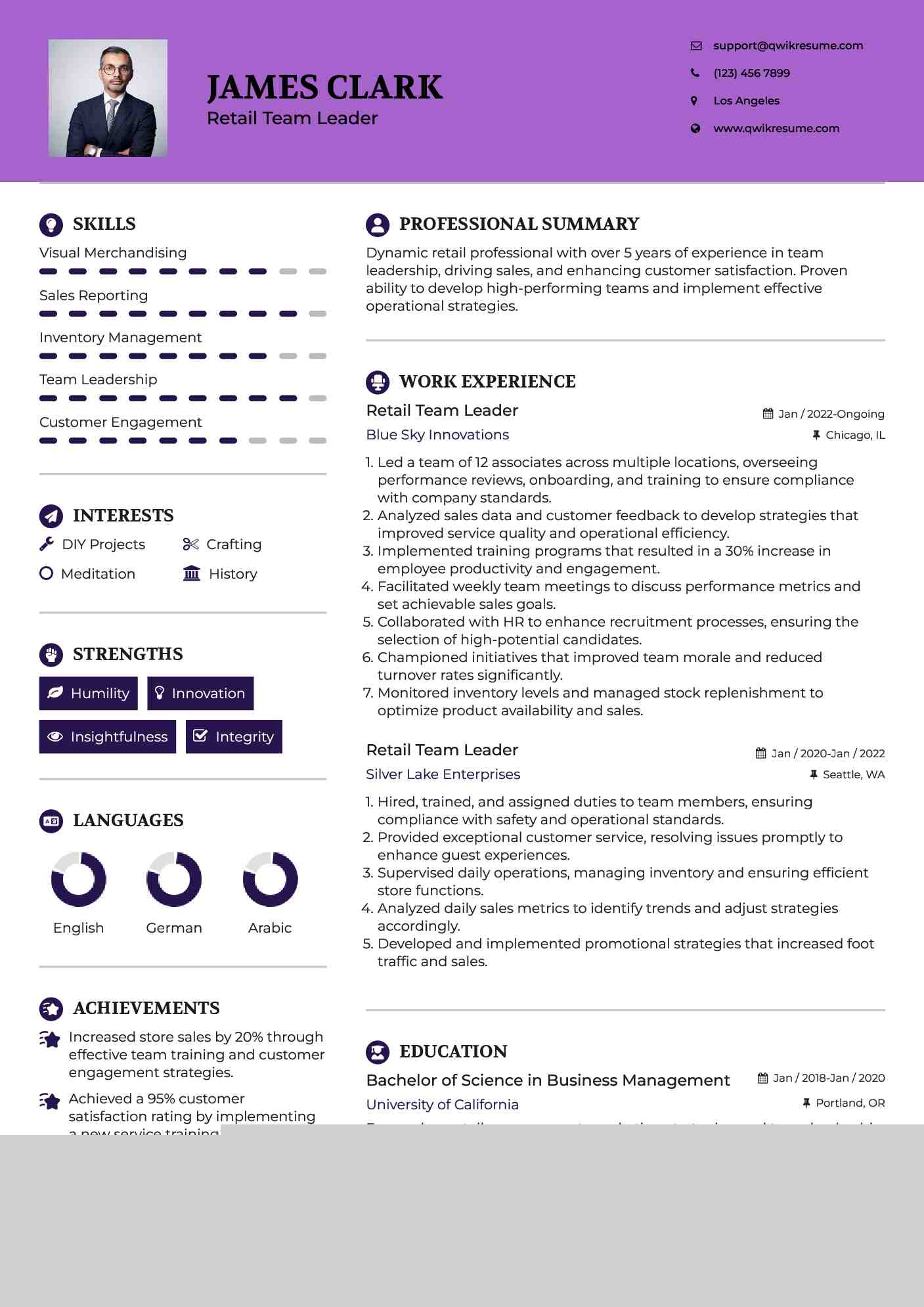 Crafting an Effective Retail Leadership Resume: Stand Out in a Competitive Market