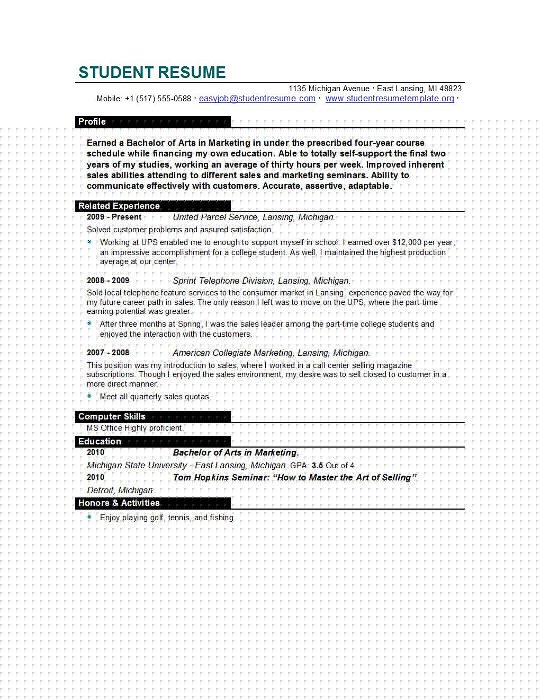 Essential Tips for Crafting an Impressive Retail Resume for Student Opportunities