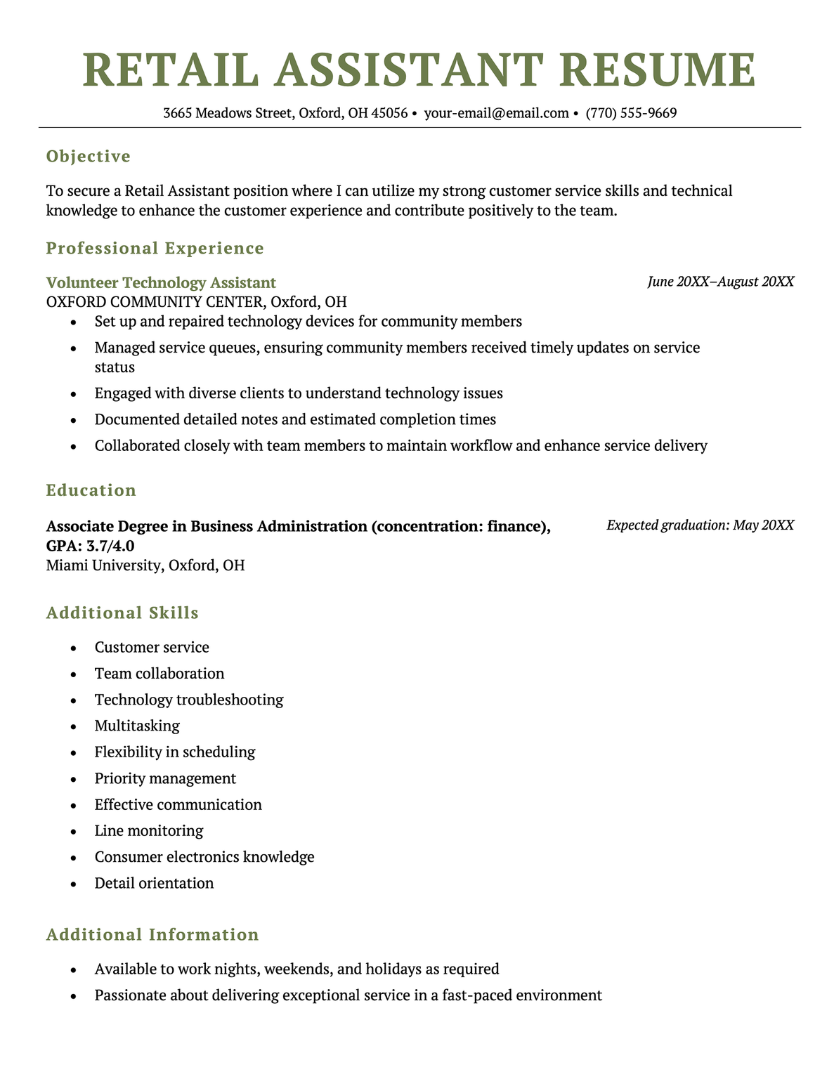 Unlock Your Job Potential: Explore Retail Resume Samples Free