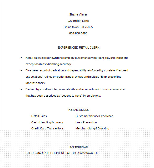 Unlock Your Career Potential with a Premium Retail Resume Template Word