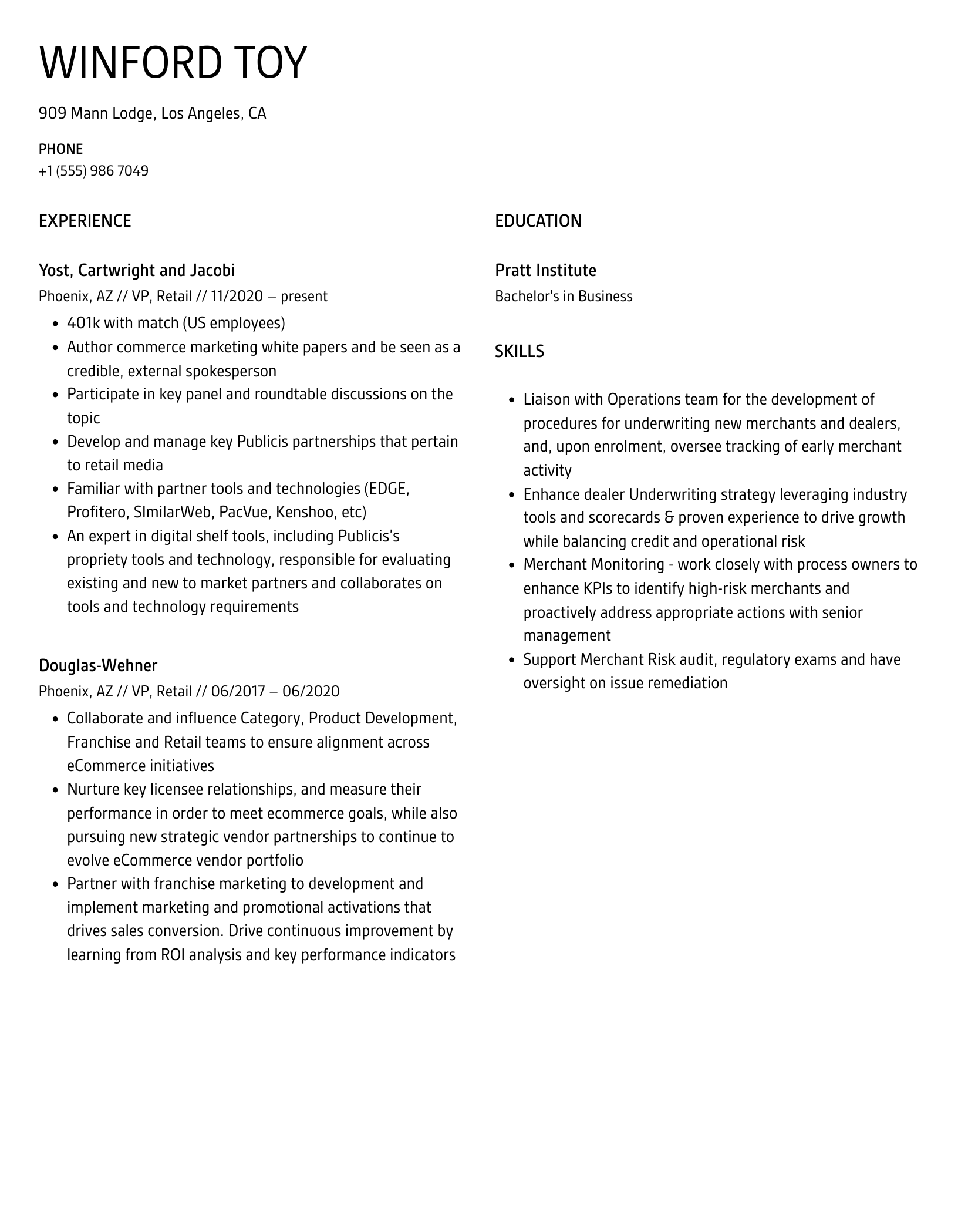 Crafting the Perfect Retail VP Resume: Tips and Strategies for Success