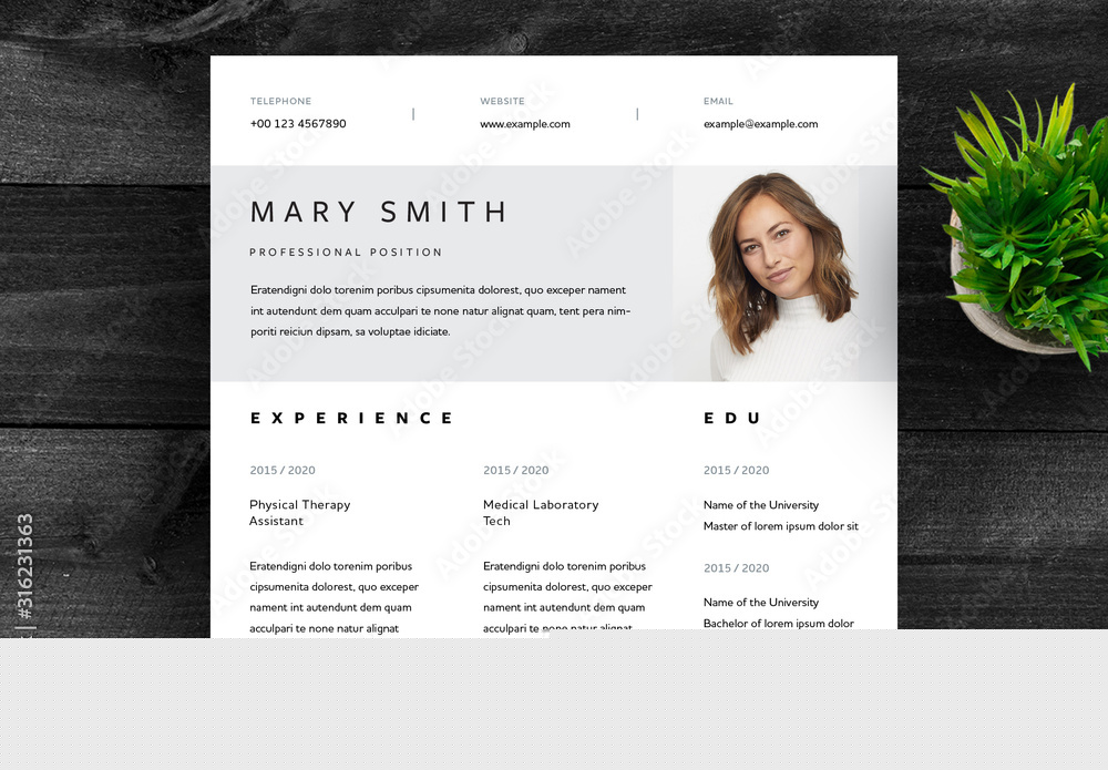 Creating a Professional Look: Sample Resume With Header And Footer