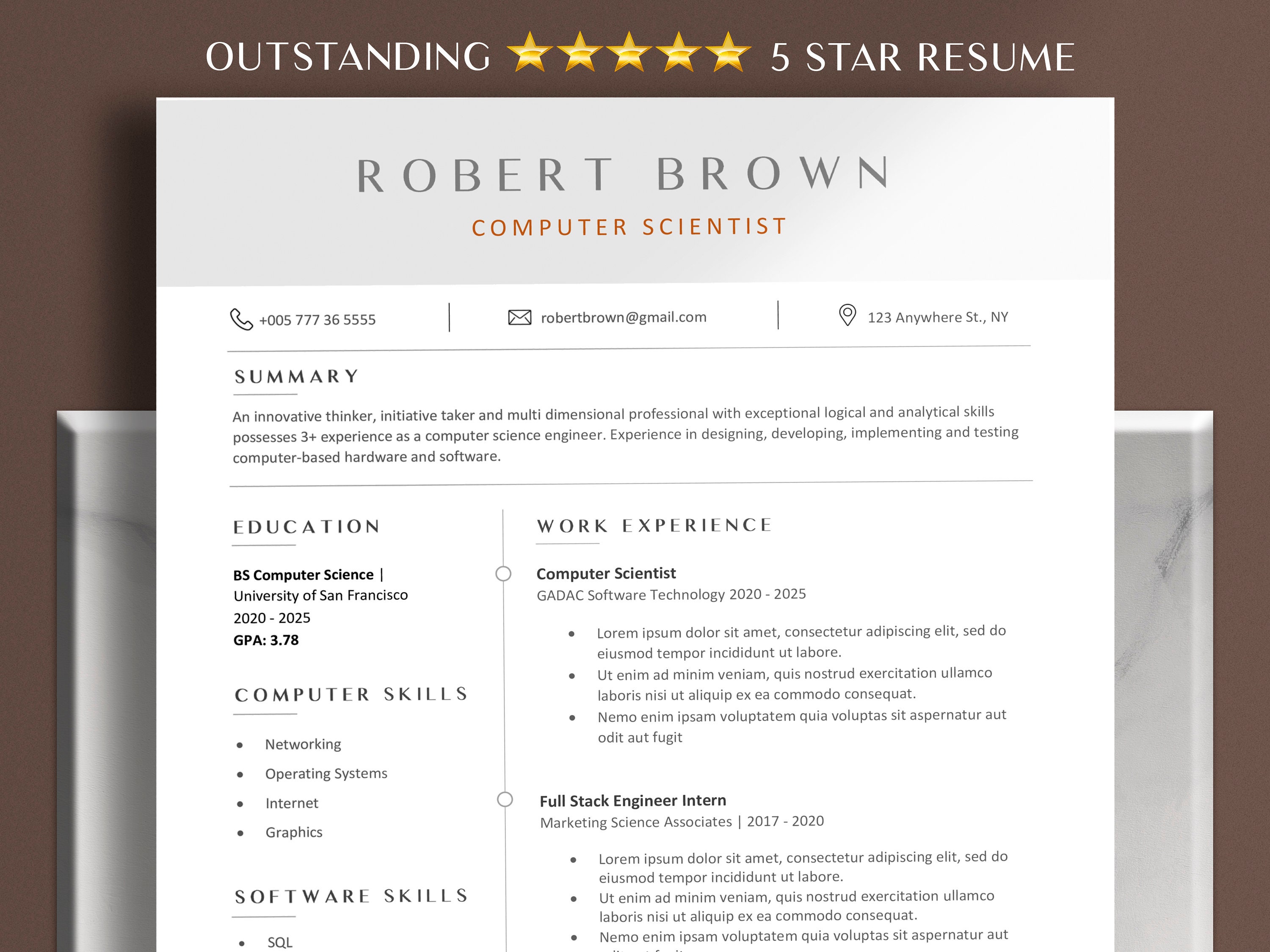 Crafting Your Future: The Ultimate Science Resume Template Google Docs