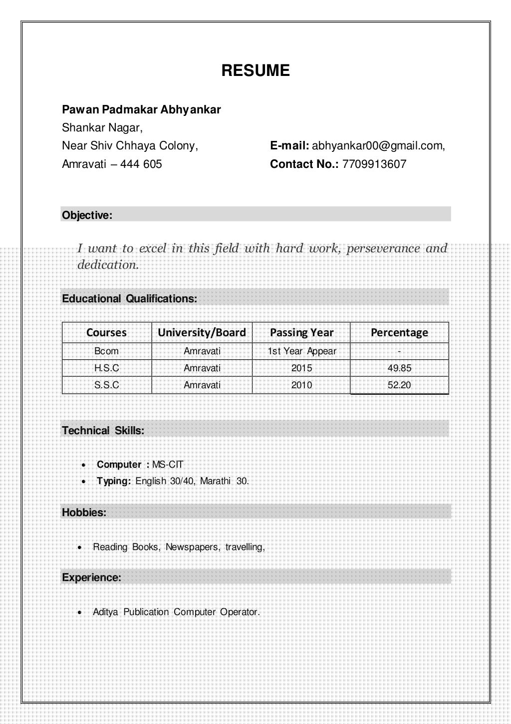 Mastering Your Job Search: The Ultimate Guide to a Simple Resume Format For Job Application