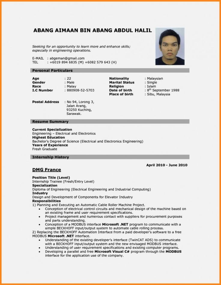 Crafting Your Future: A Guide to Using the Simple Resume Template Malaysia