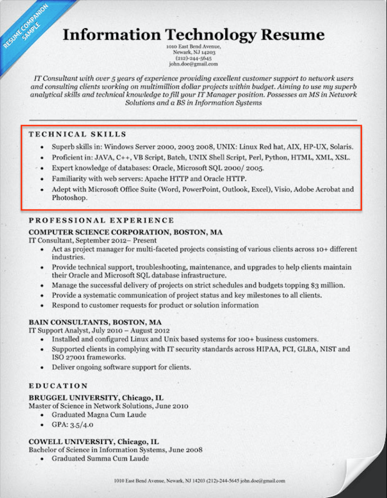 Essential Skills To Put In Resume Sample for Job Seekers