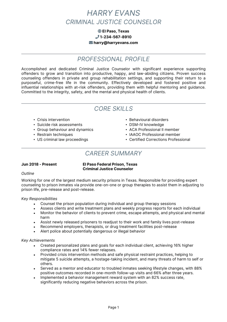 Essential Skills To Put On A Criminal Justice Resume for a Successful Career
