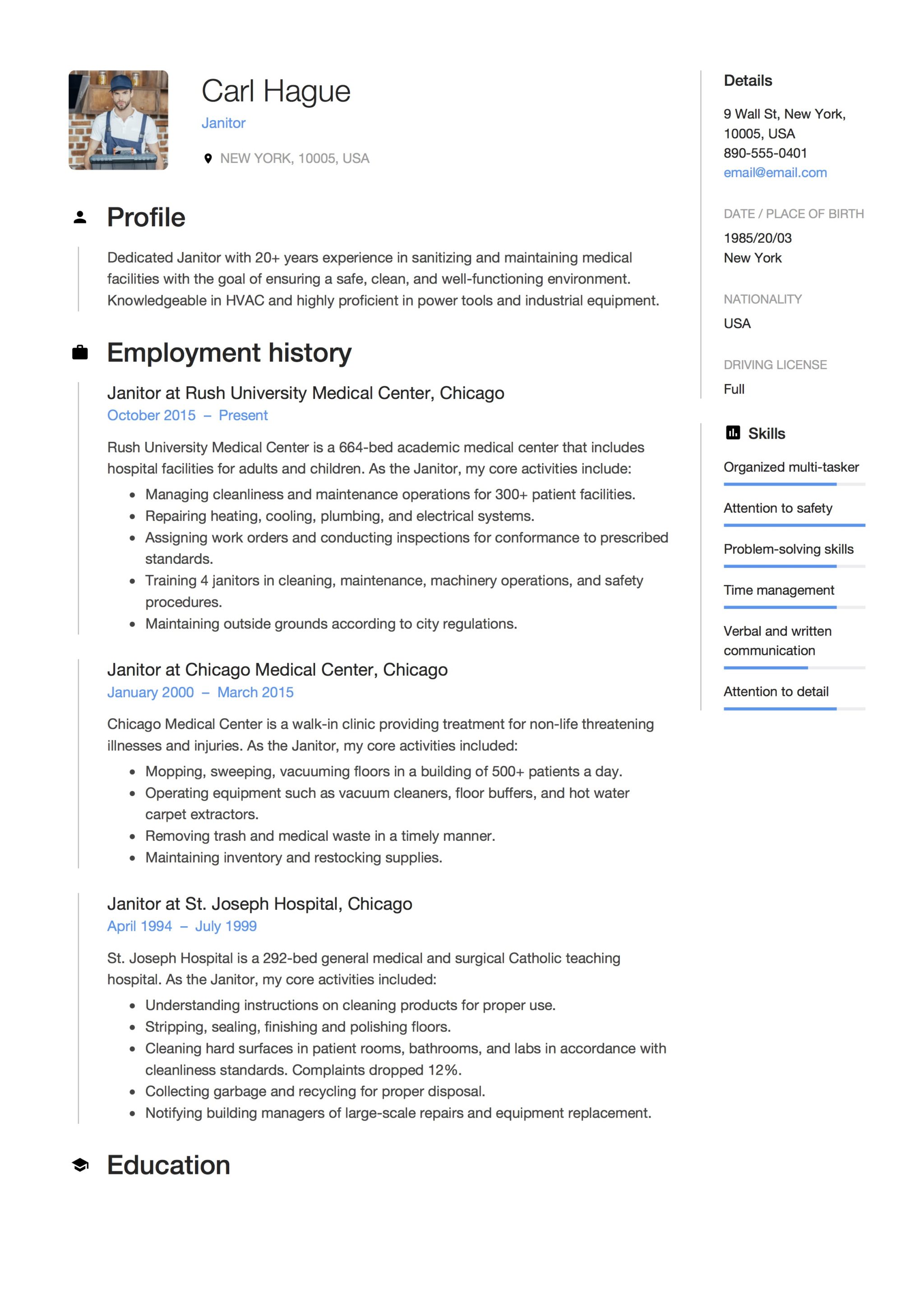 Essential Skills To Put On A Resume For Janitor: Stand Out in Your Job Application
