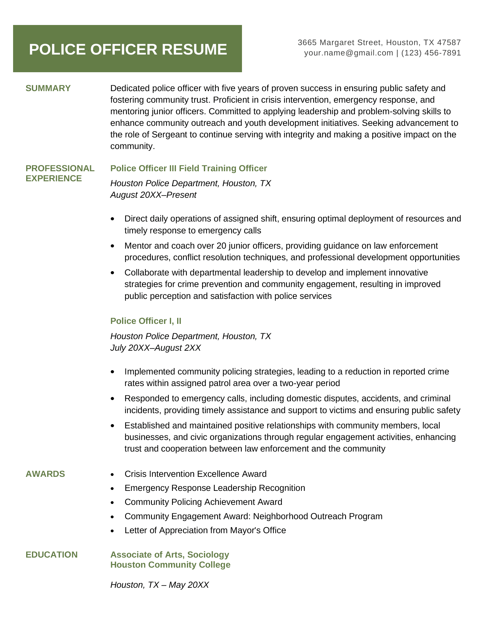 Essential Skills To Put On A Resume For Law Enforcement: Stand Out in Your Application