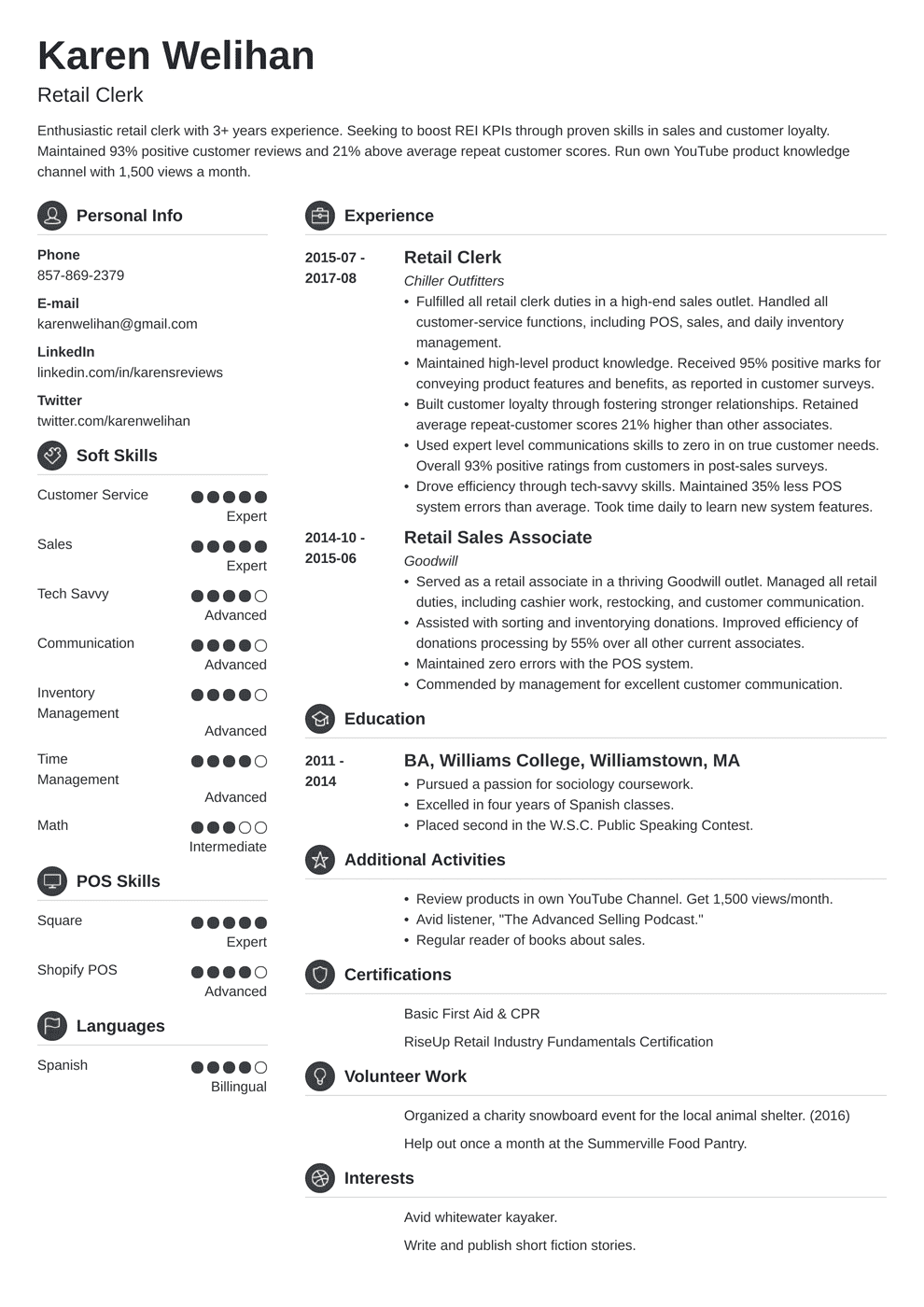 Essential Skills To Put On A Resume For Retail to Land Your Dream Job