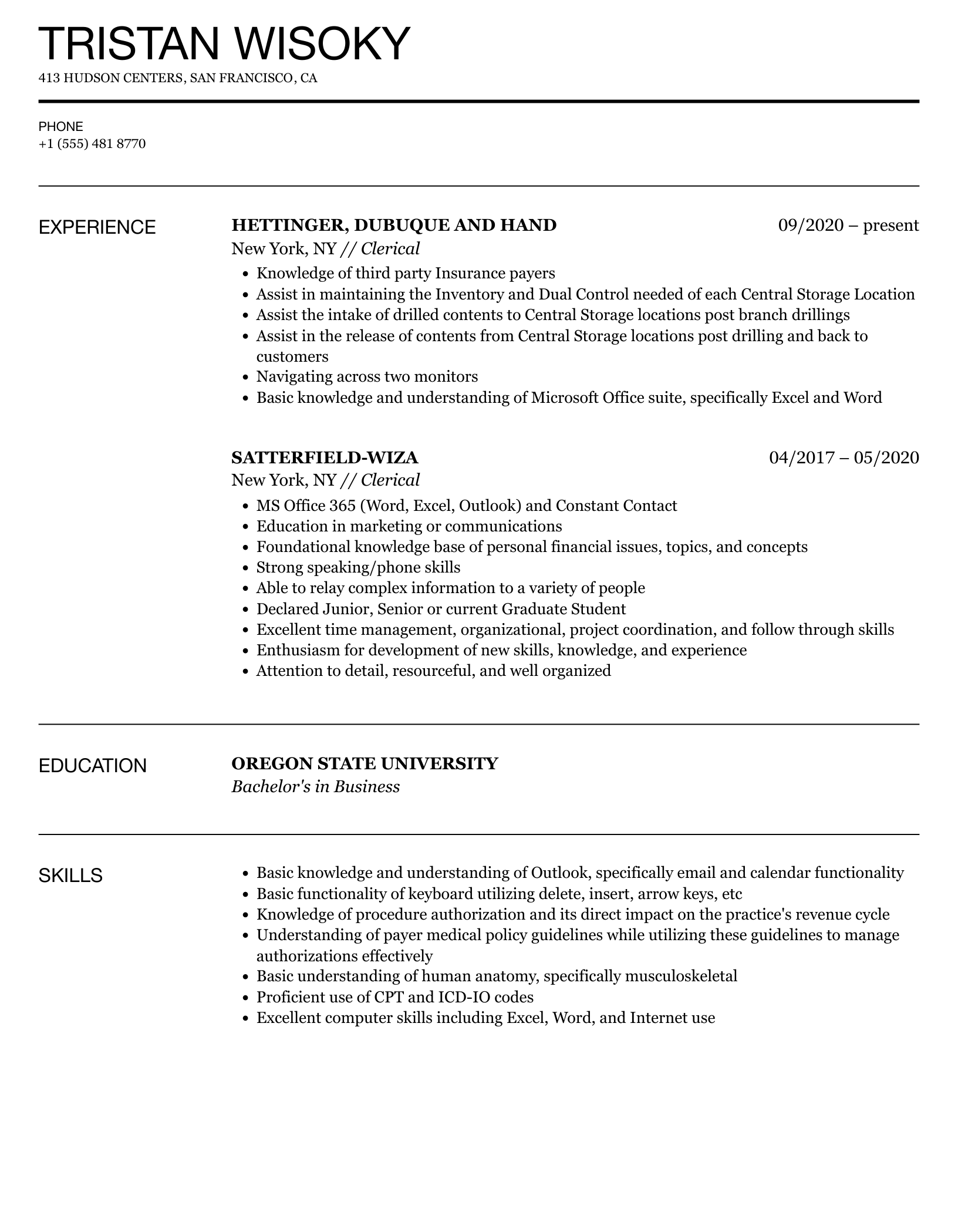 Essential Skills To Put On Clerical Resume for Job Success