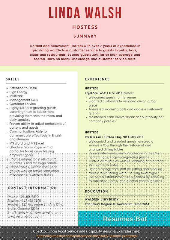 Essential Skills To Put On Hostess Resume for a Successful Career in Hospitality