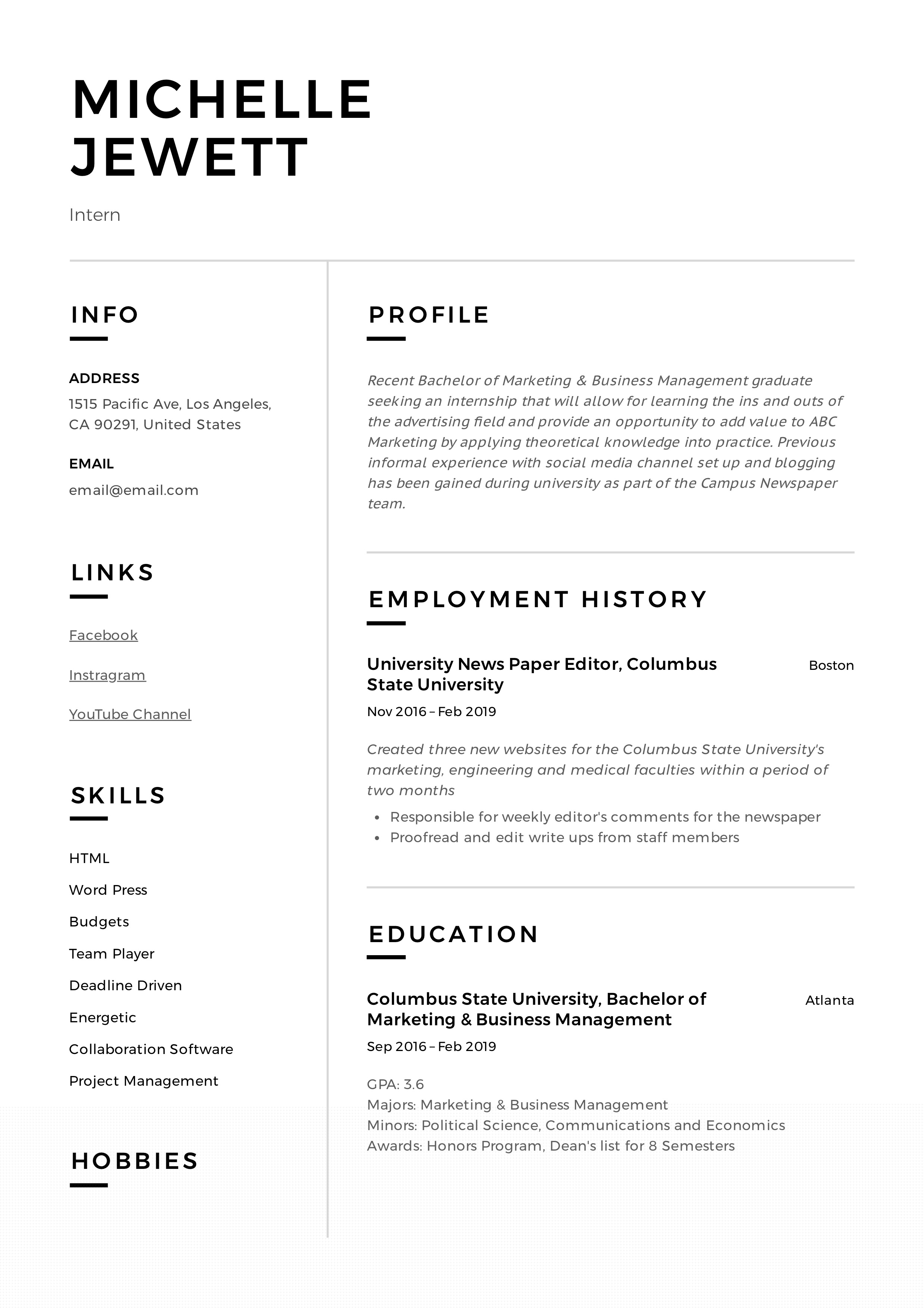 Essential Skills To Put On Internship Resume for a Competitive Edge