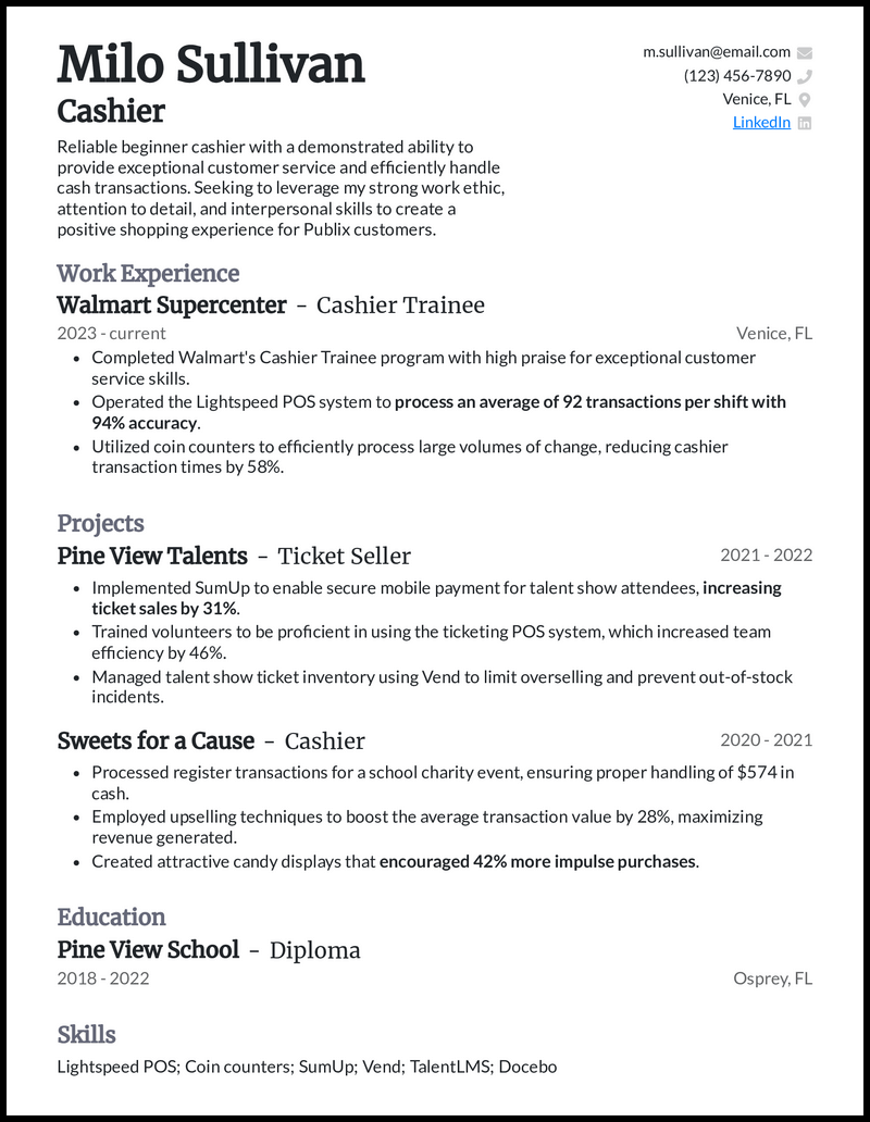 Essential Skills To Put On Resume Cashier for Landing Your Next Job