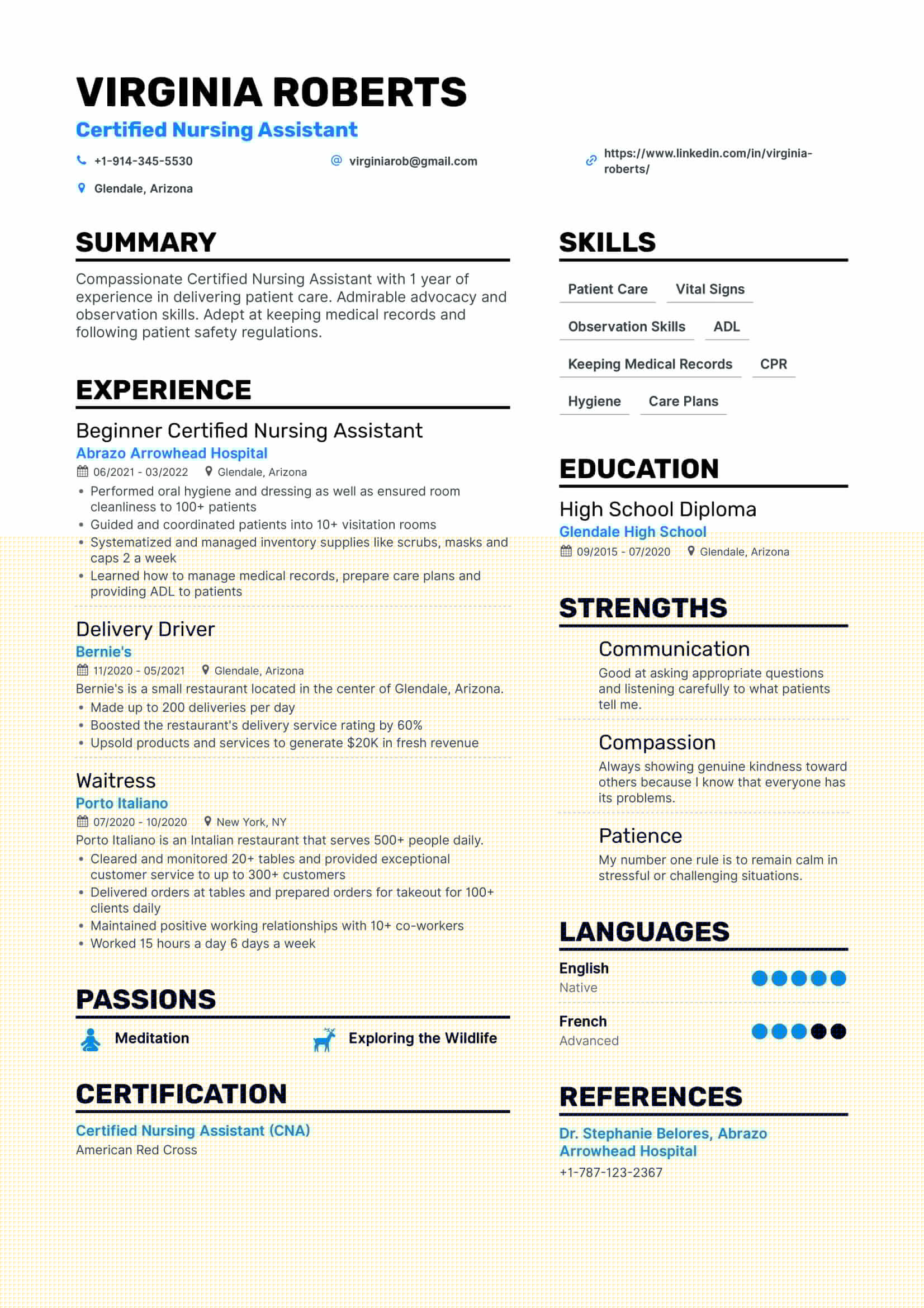 Essential Skills To Put On Resume For Nursing Assistant Success