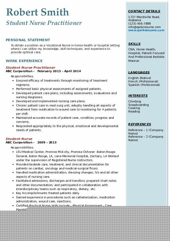 Essential Student Nurse Resume Qualifications: Stand Out in Your Job Applications