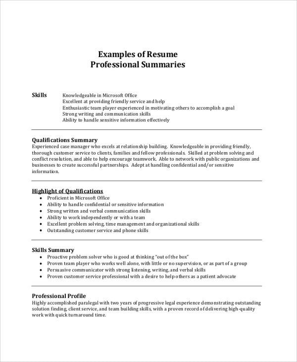 Crafting the Perfect Summary For A Good Resume: Tips and Examples